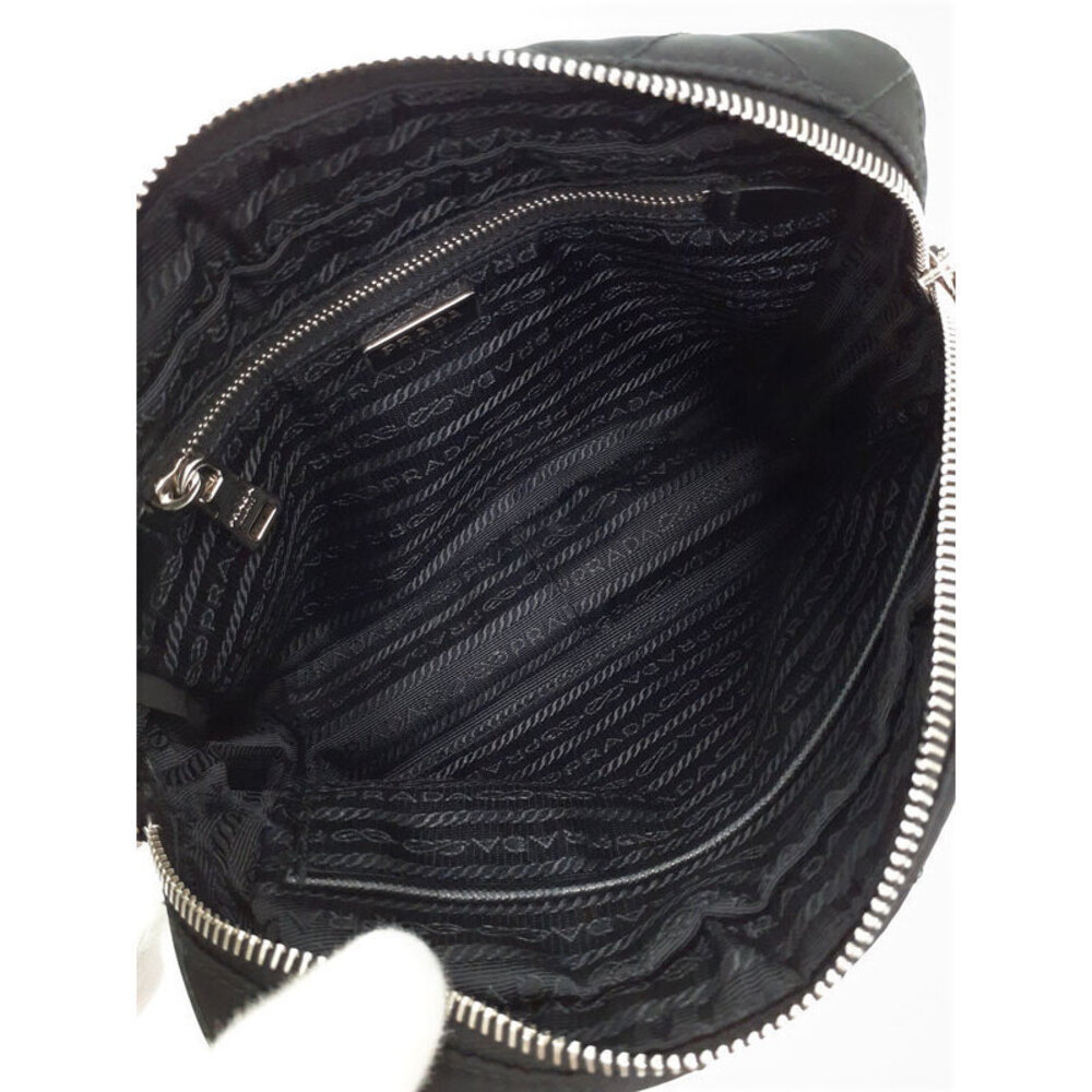 Prada Tessuto Impuntu Quilted Crossbody Bag black - Picture 3 of 9